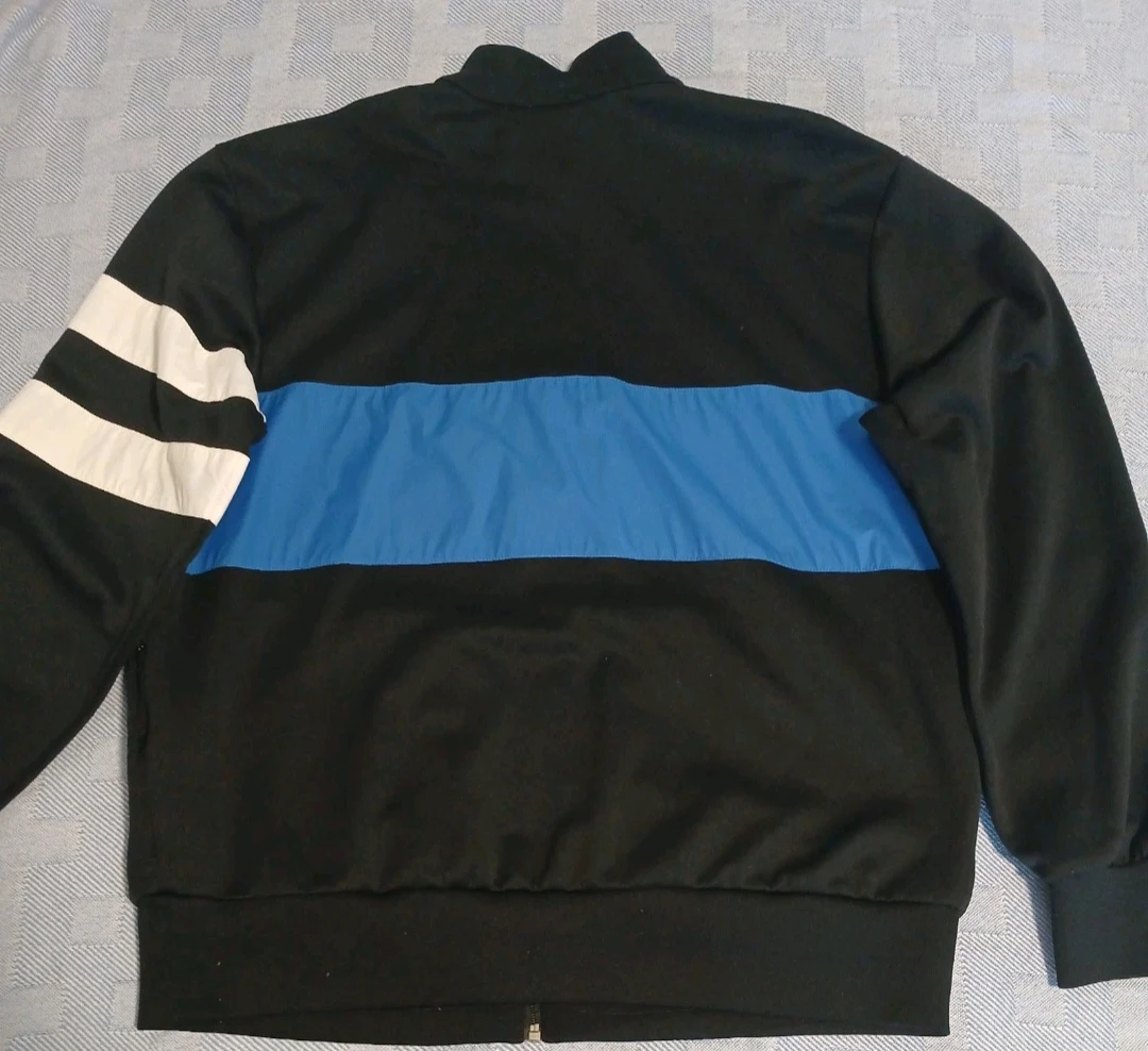 Nike Inter Milan Track Jacket Mens XL Black Blue Soccer Football - photo 2