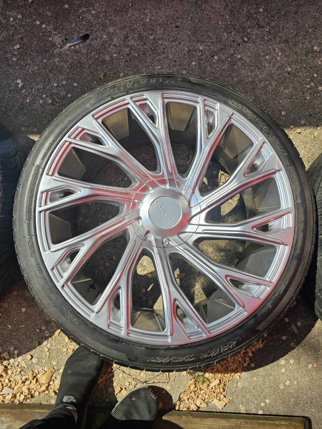 22 inch cruiser rims wheels 5x114.3 5x115 5x139.7 5x4.5 5x5.5 - photo 2