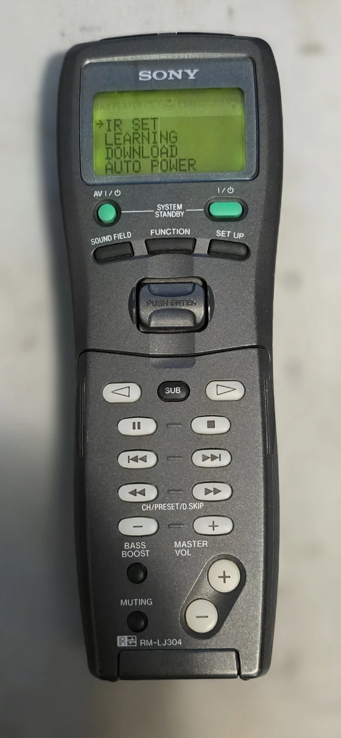 Sony RM-LJ304 Universal Remote Control - photo 3