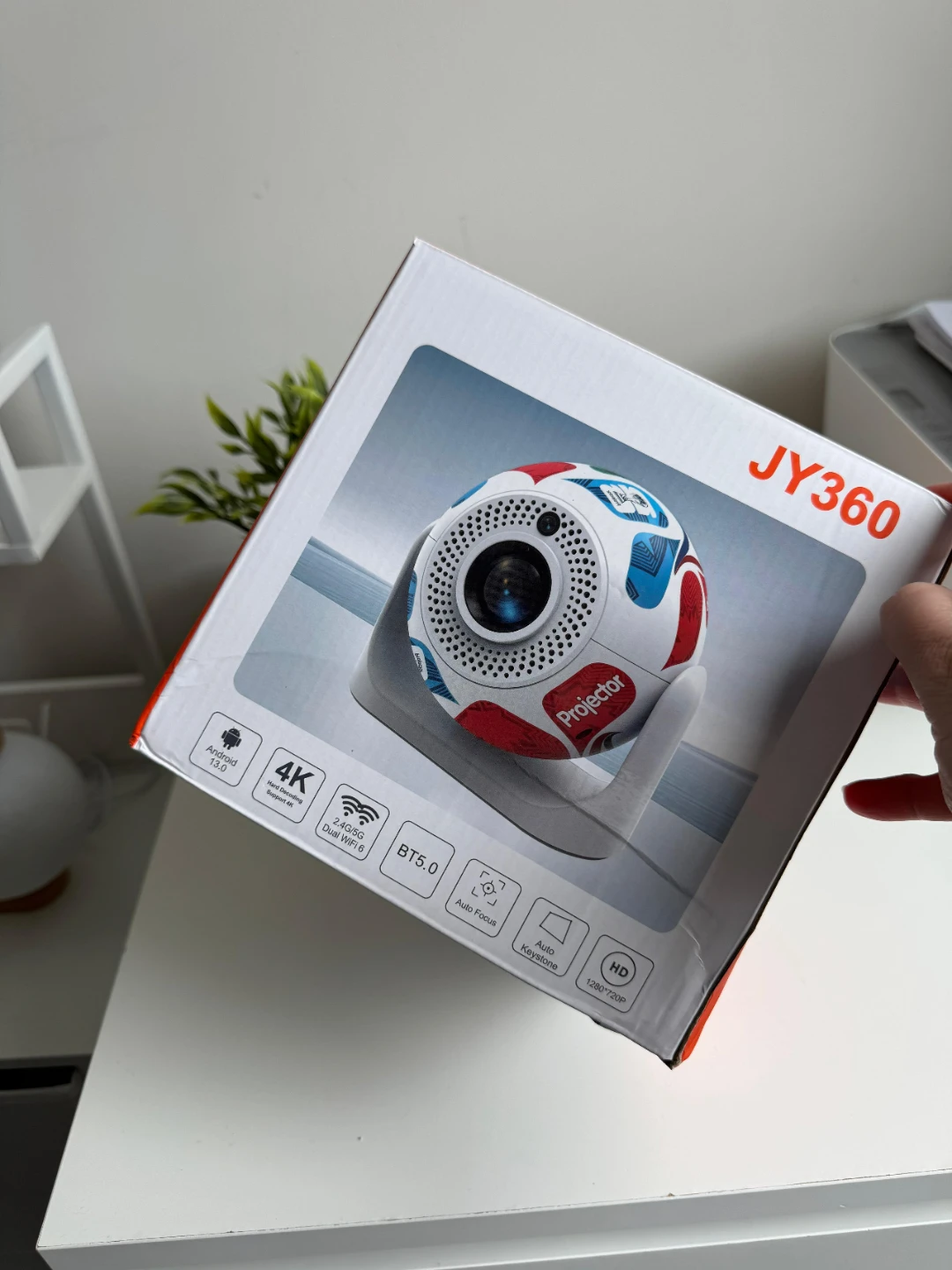 JY360 Smart Projector with Remote