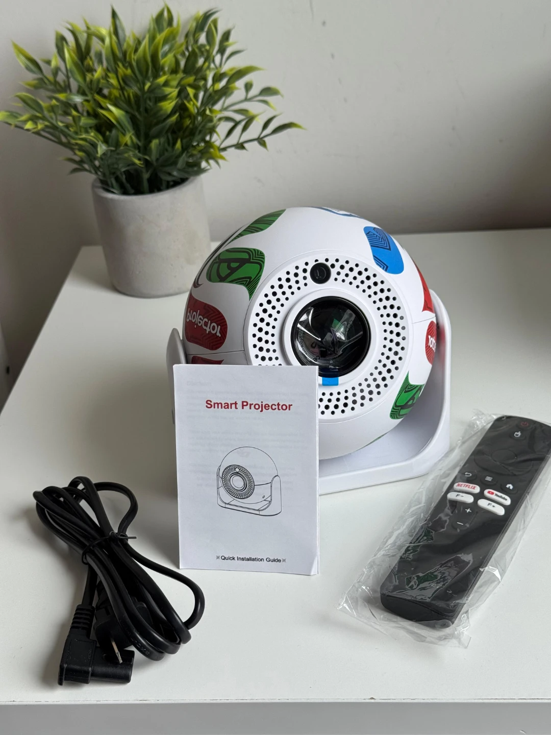JY360 Smart Projector with Remote - photo 2