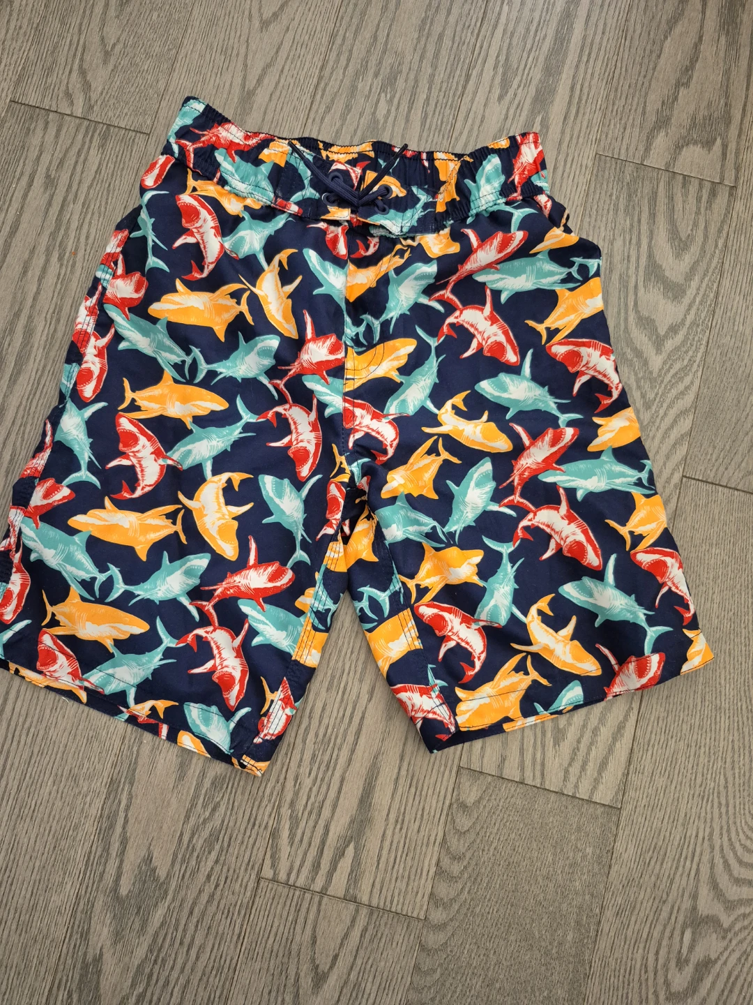 Joe Fresh Kids Shark Swim Trunks Size 7-8