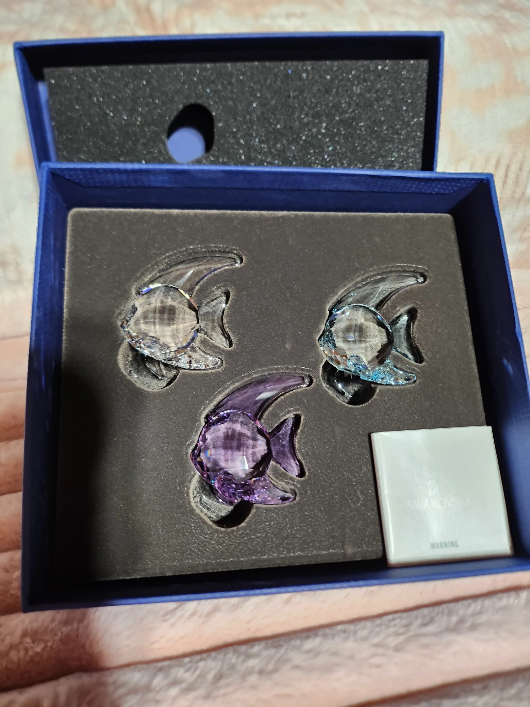 Swarovski Crystal Fish Figurines - Set of 3 - photo 2