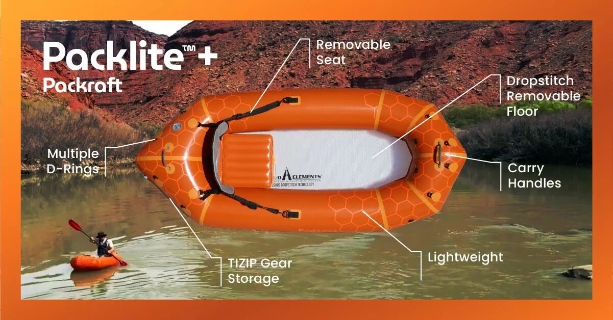 NEW Advanced Elements Packlite+ 1 person Packraft - photo 3