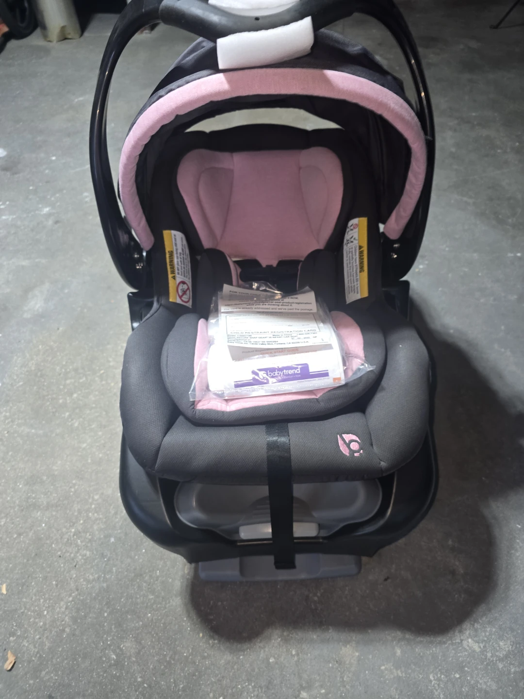 Baby Trend Infant Car Seat - Pink - photo 3