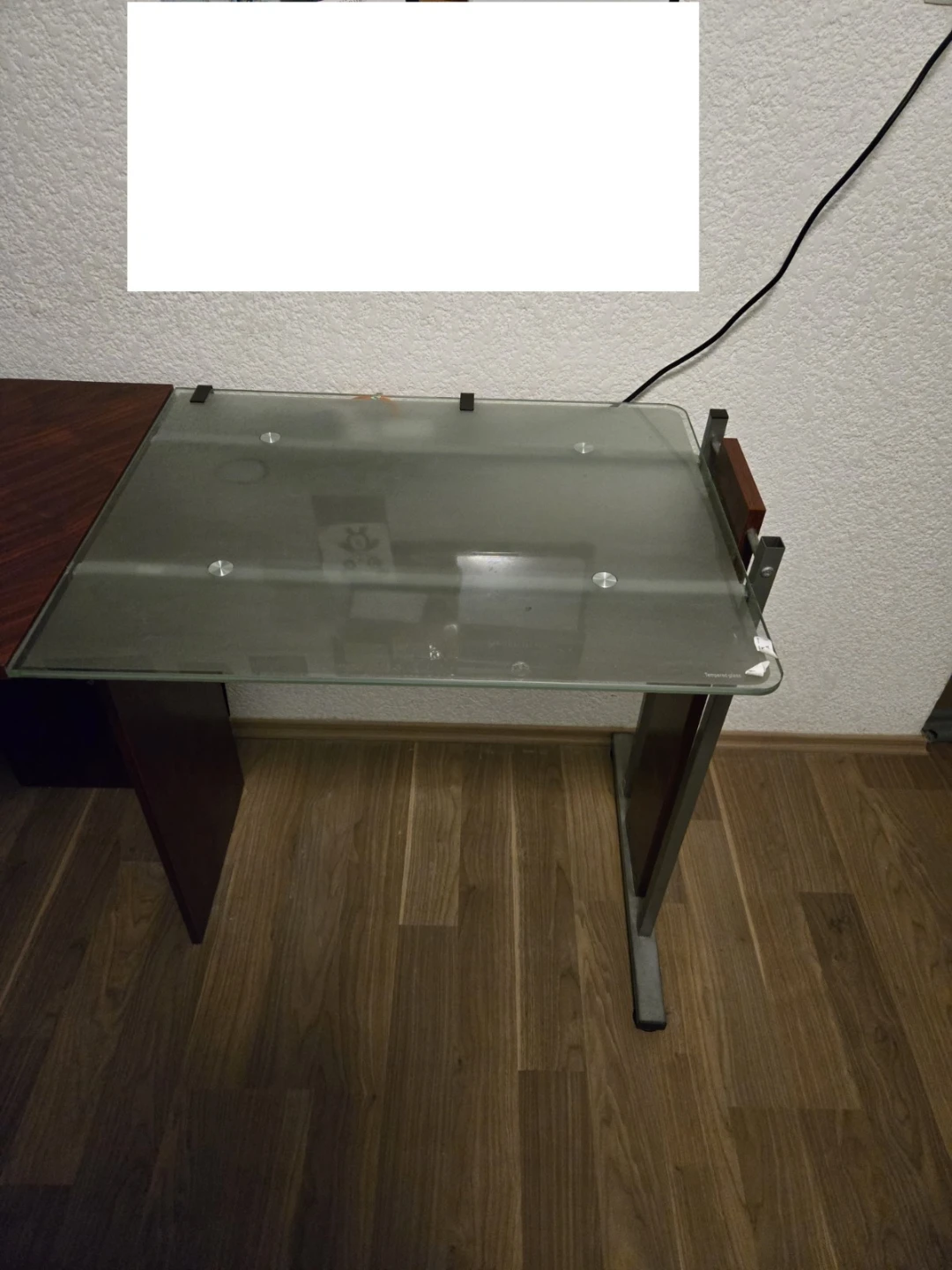 Glass Top Corner Desk - photo 3