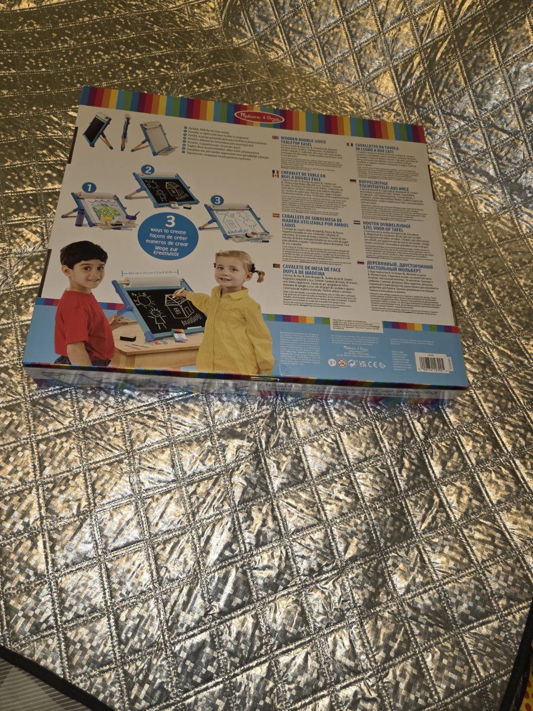 ⚽ New, Unused, Sealed Melissa & Doug Double-sided Table Easel - photo 2