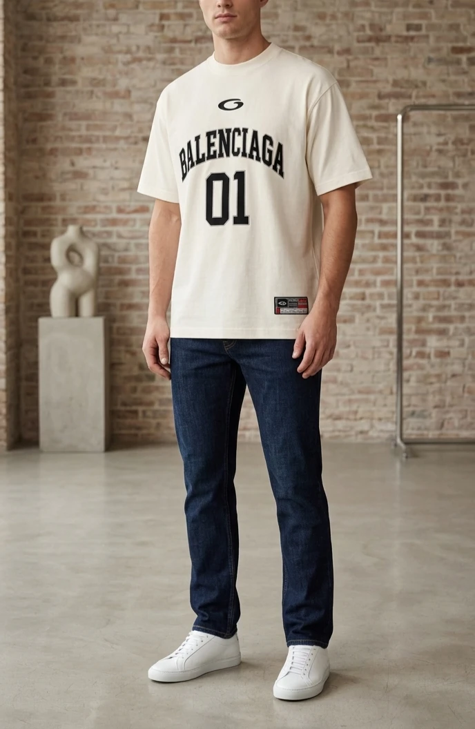 Balenciaga 01 T-Shirt White