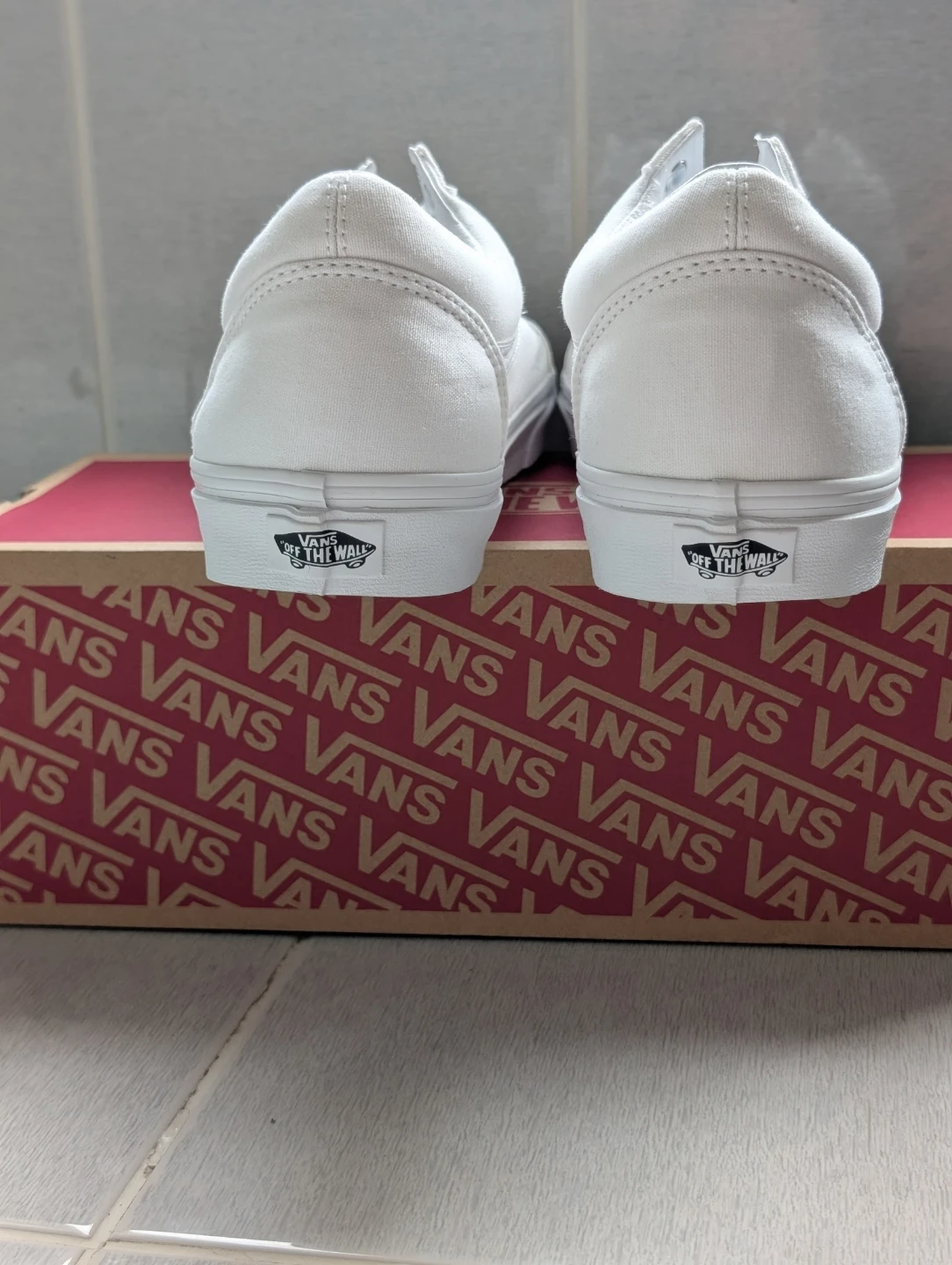 Vans Old Skool True White Sneakers - Size 12 - photo 3