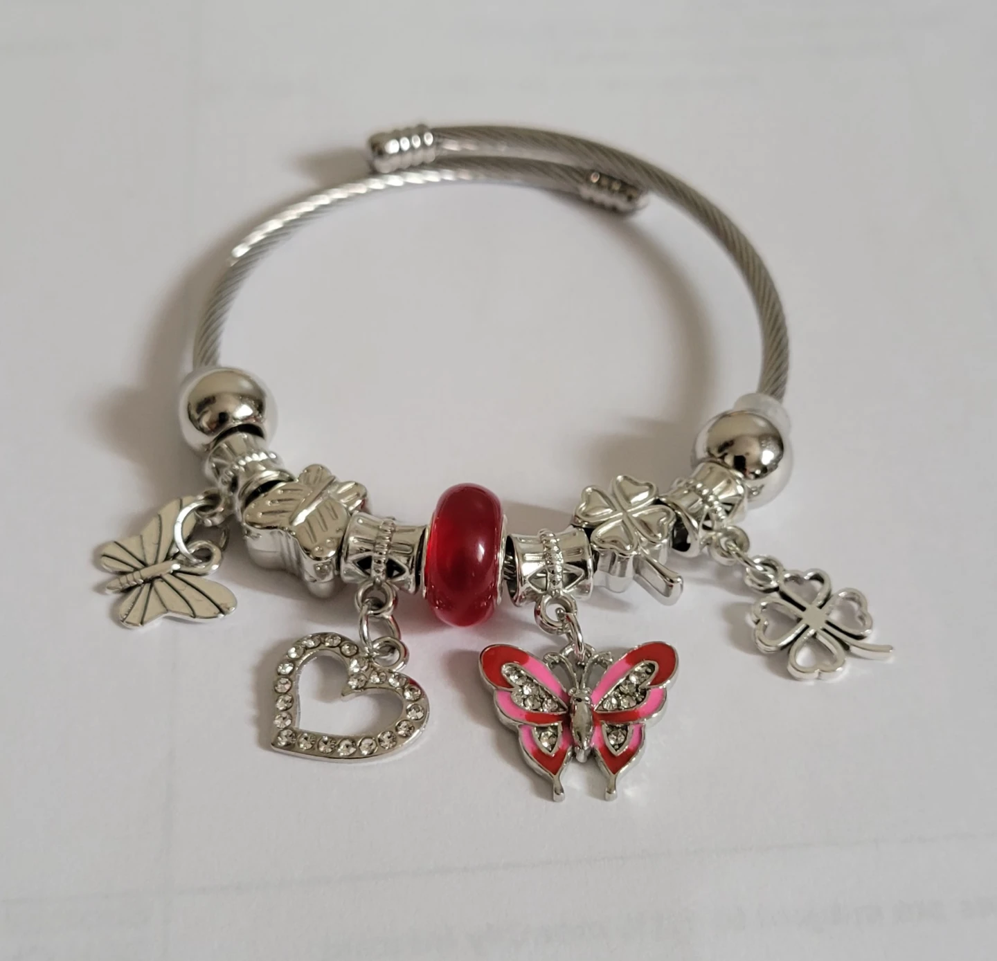 Butterfly Charm Bracelet