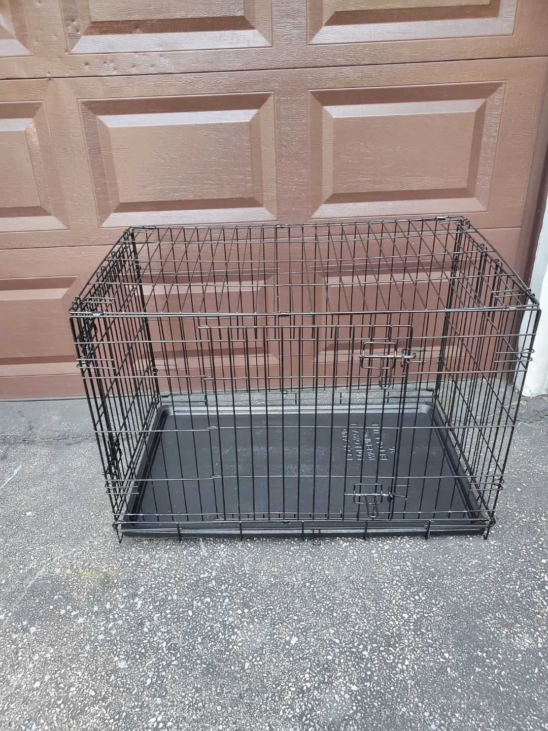 Black Wire Pet Crate
