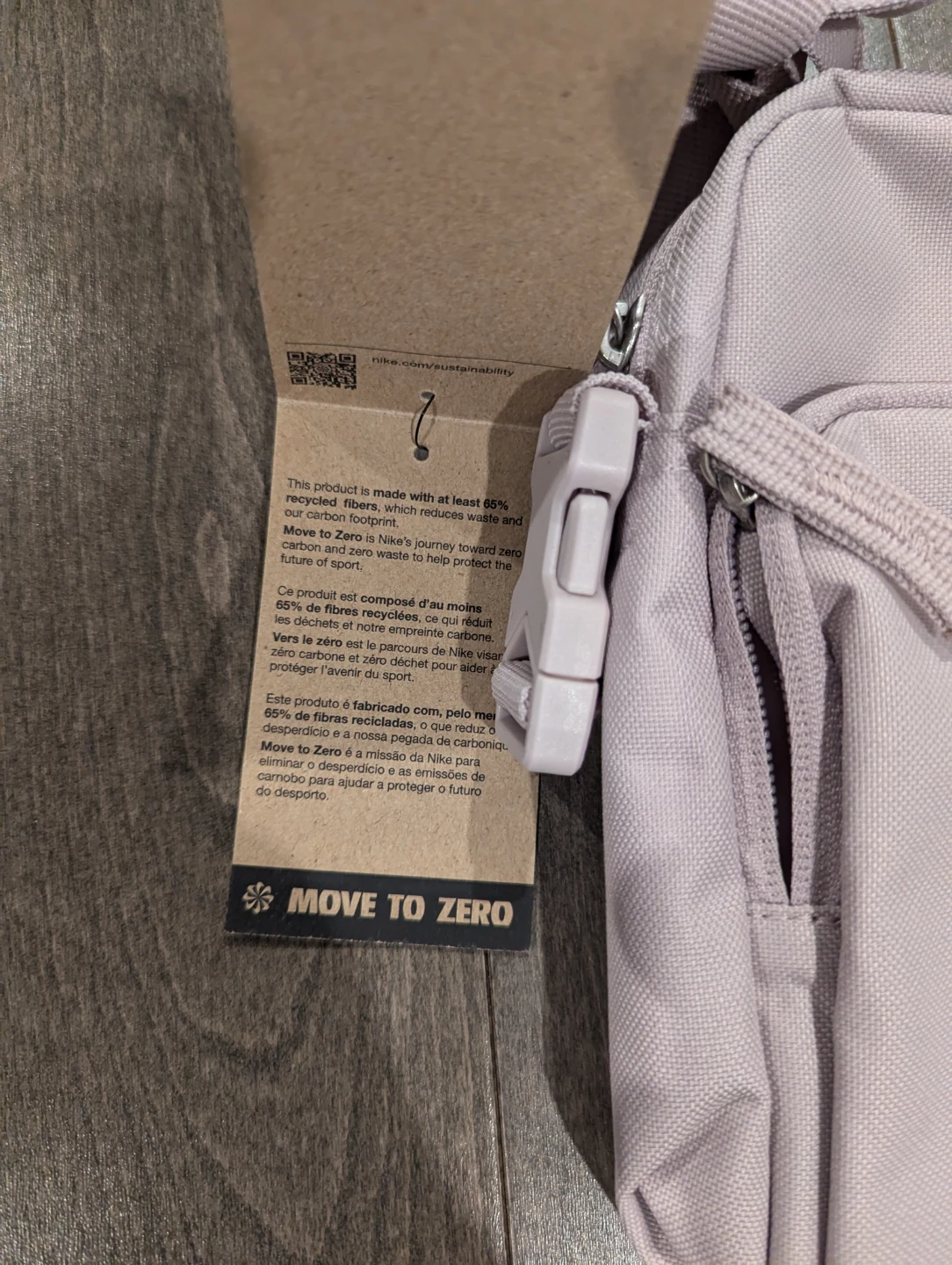 ⚽ BN giftable condition - Nike crossbody bag lilac 4L - photo 2