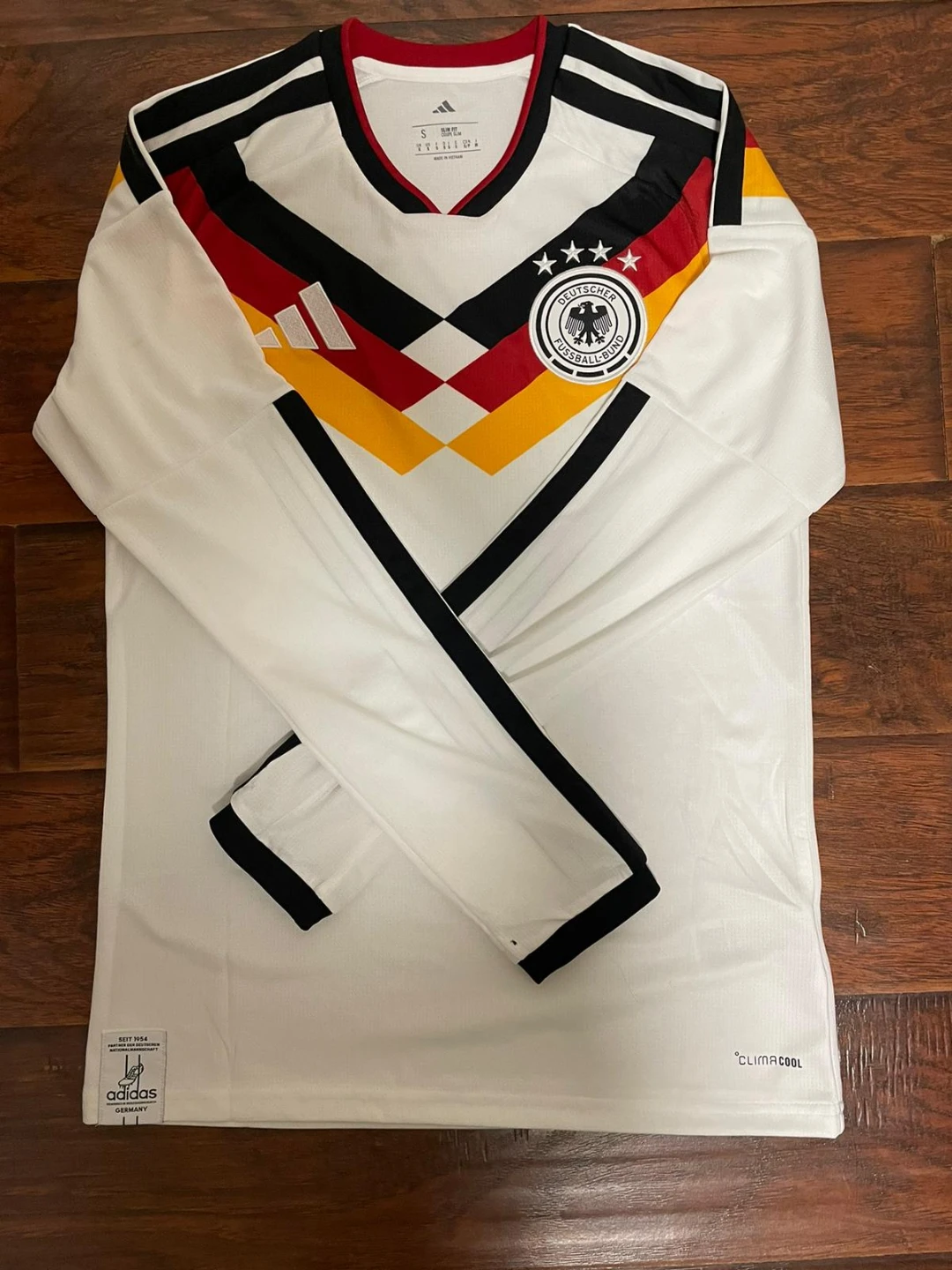 Adidas Germany National Football Team Jersey - Slim Fit Size S