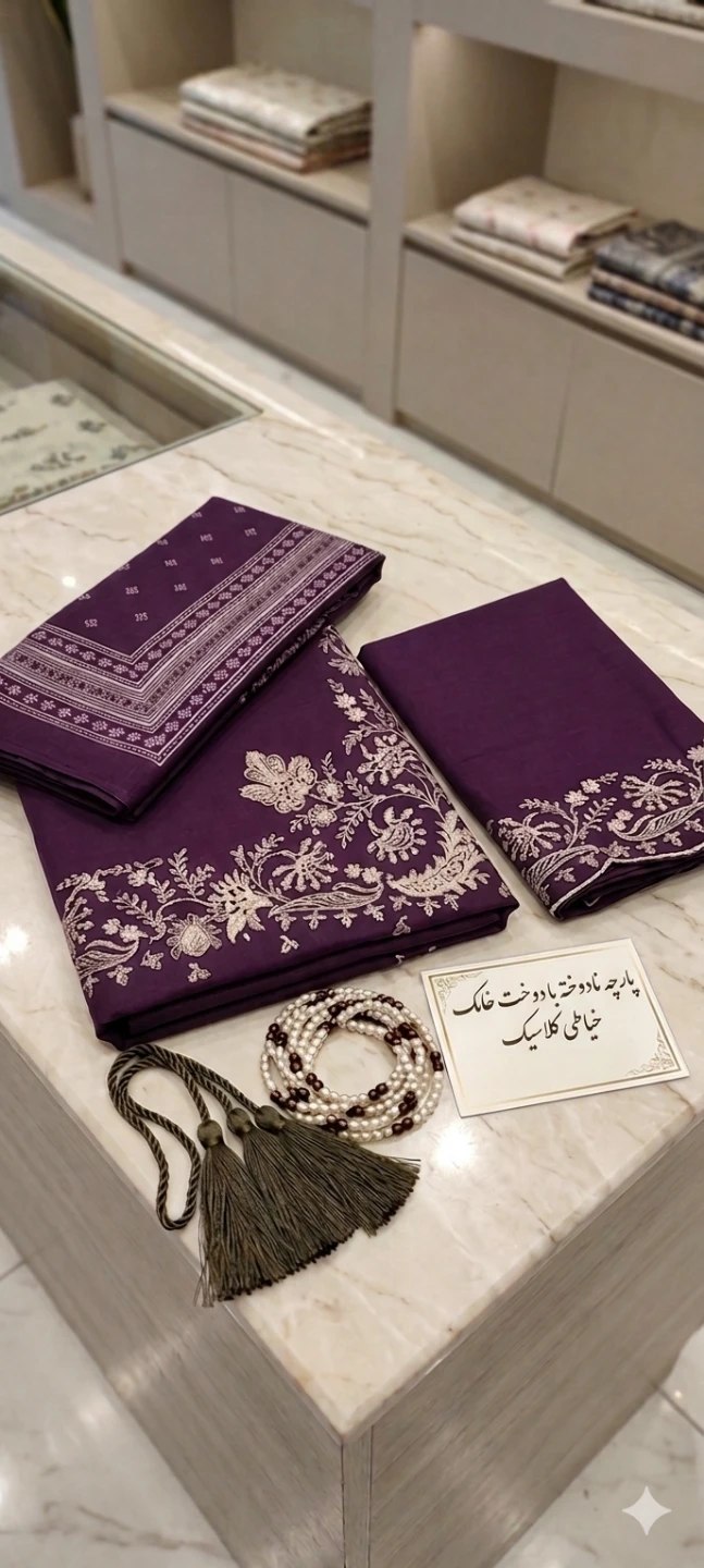 Traditional South Asian Party Wear Dress (Three-Piece) - photo 5