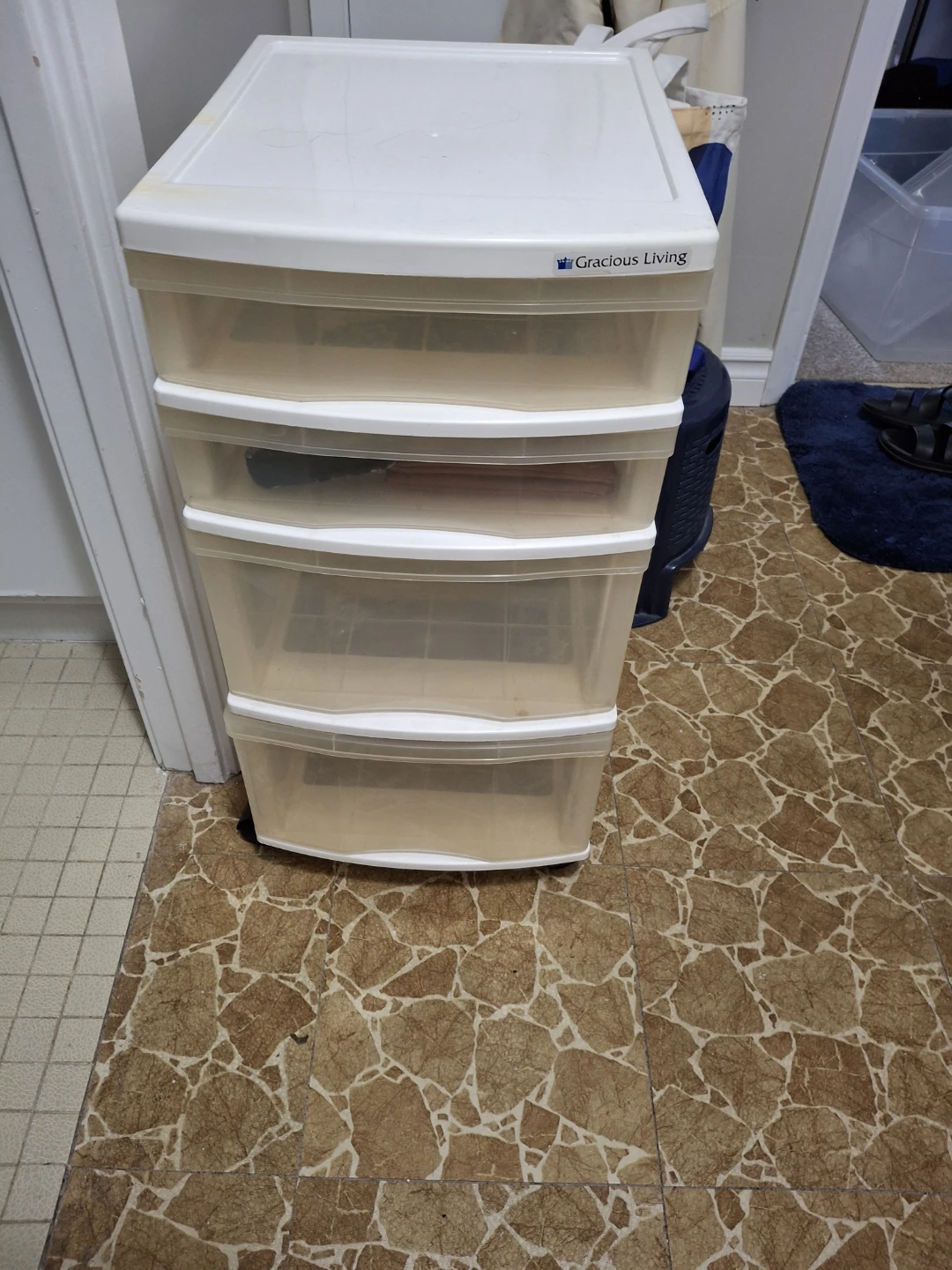 Gracious Living 4-Drawer Storage Unit