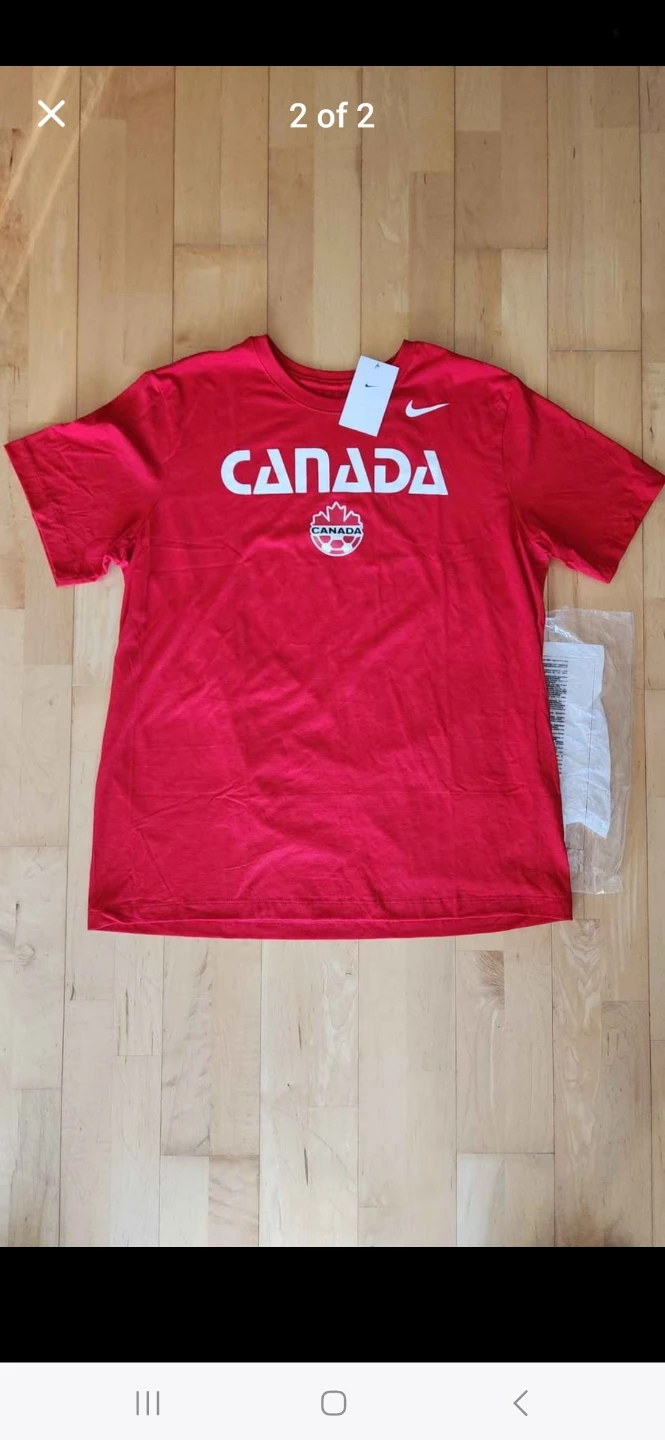 Nike Canada Soccer Red Core T-shirt, Tee (Brand New With Tag) - photo 2
