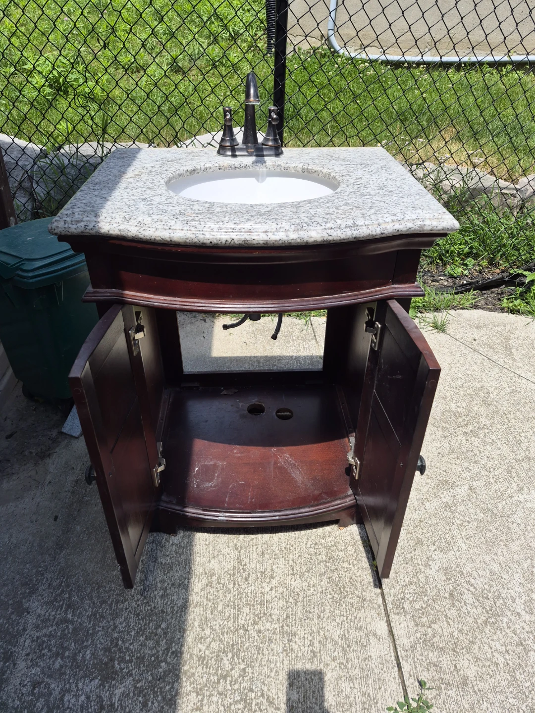 Vanity with Sink and MOEN Faucet