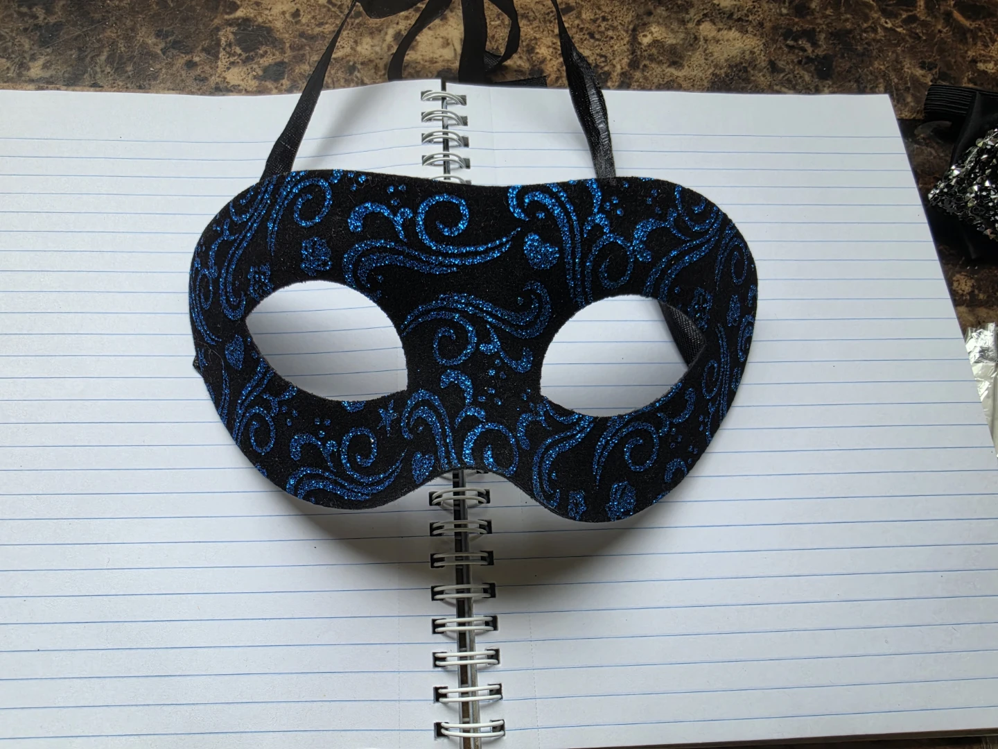 New Masquerade Mask for Women, Men. Diamond Bow Tie - photo 2