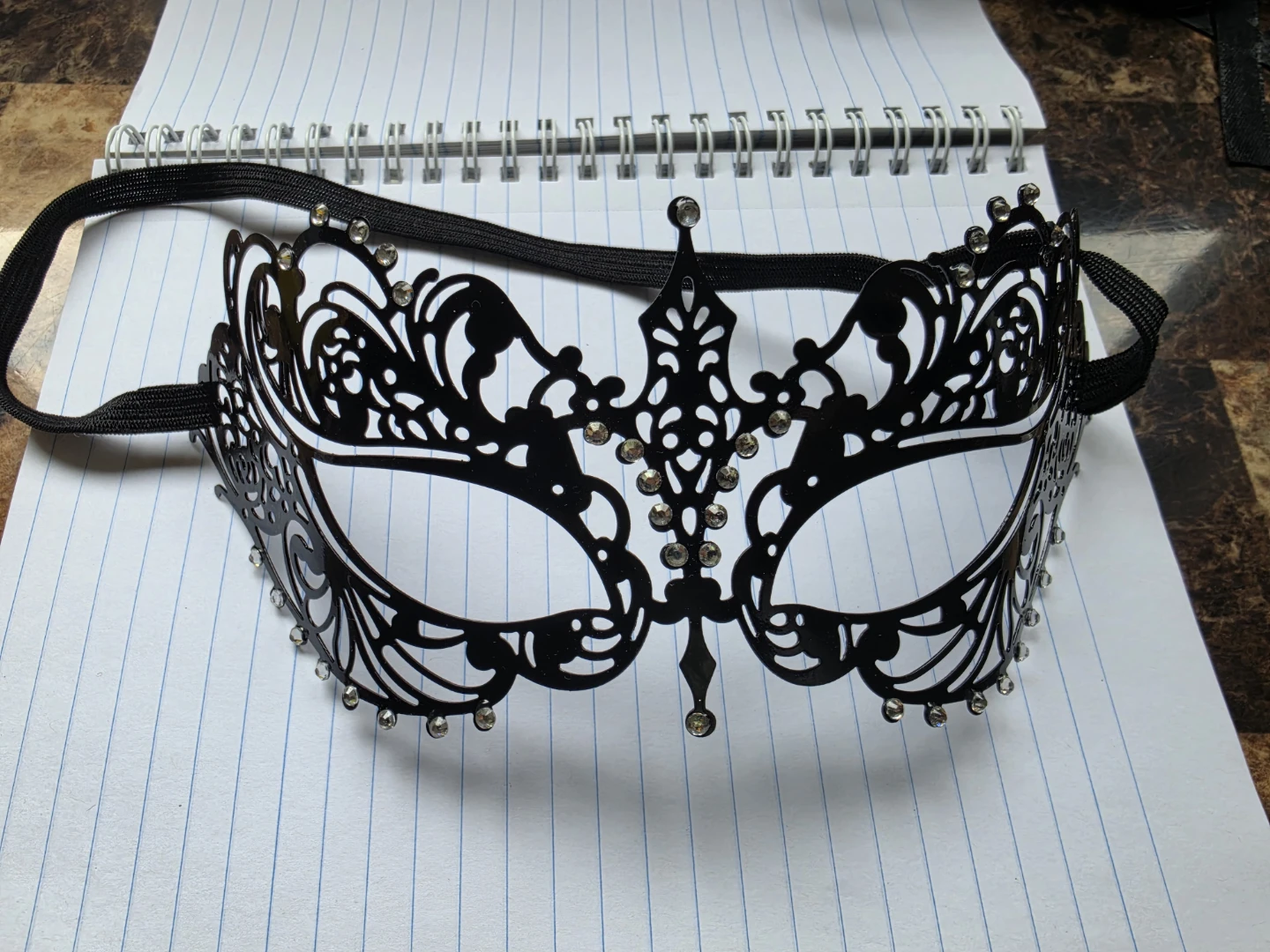 New Masquerade Mask for Women, Men. Diamond Bow Tie - photo 4