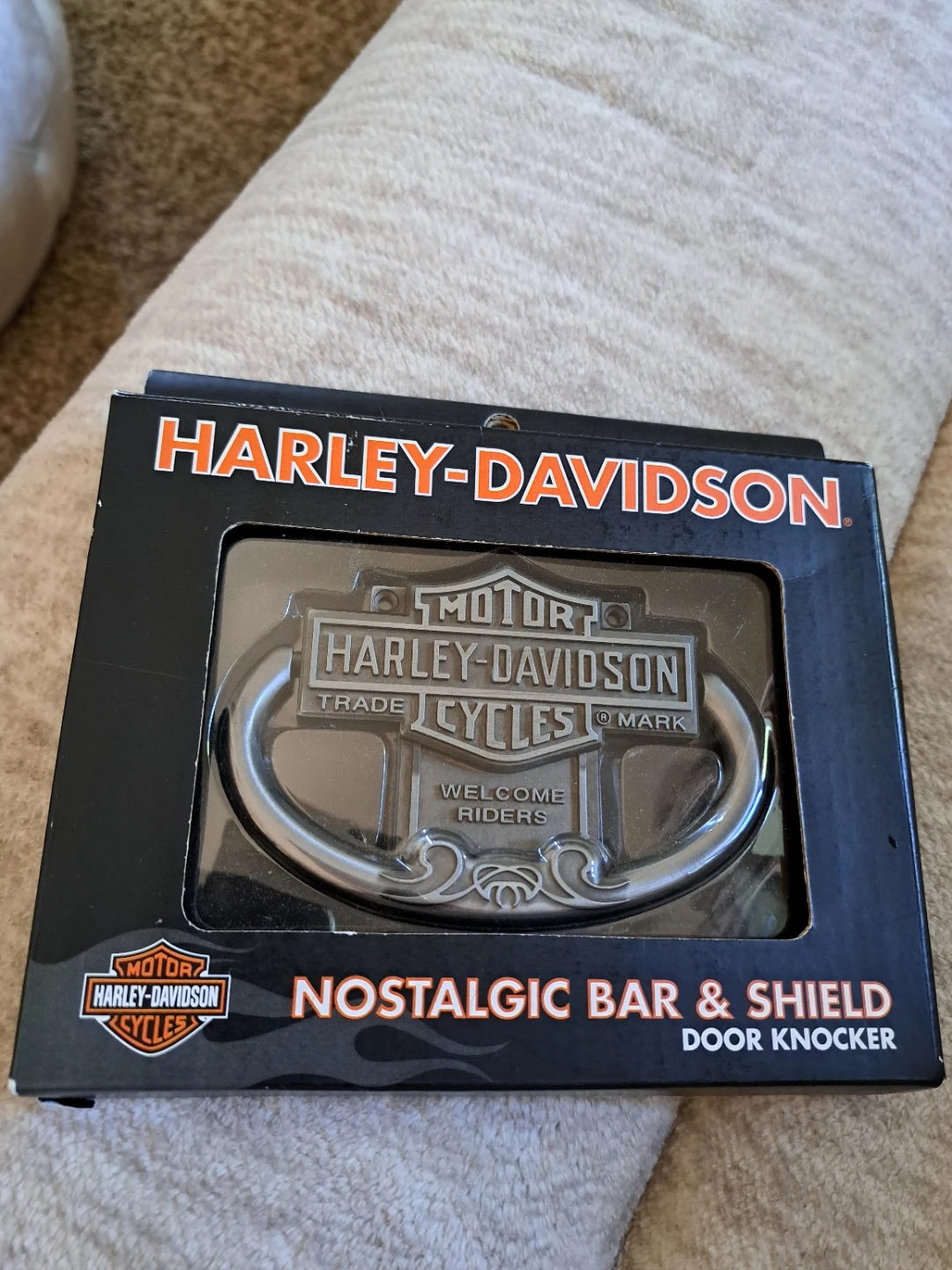 Harley-Davidson Nostalgic Bar & Shield Door Knocker