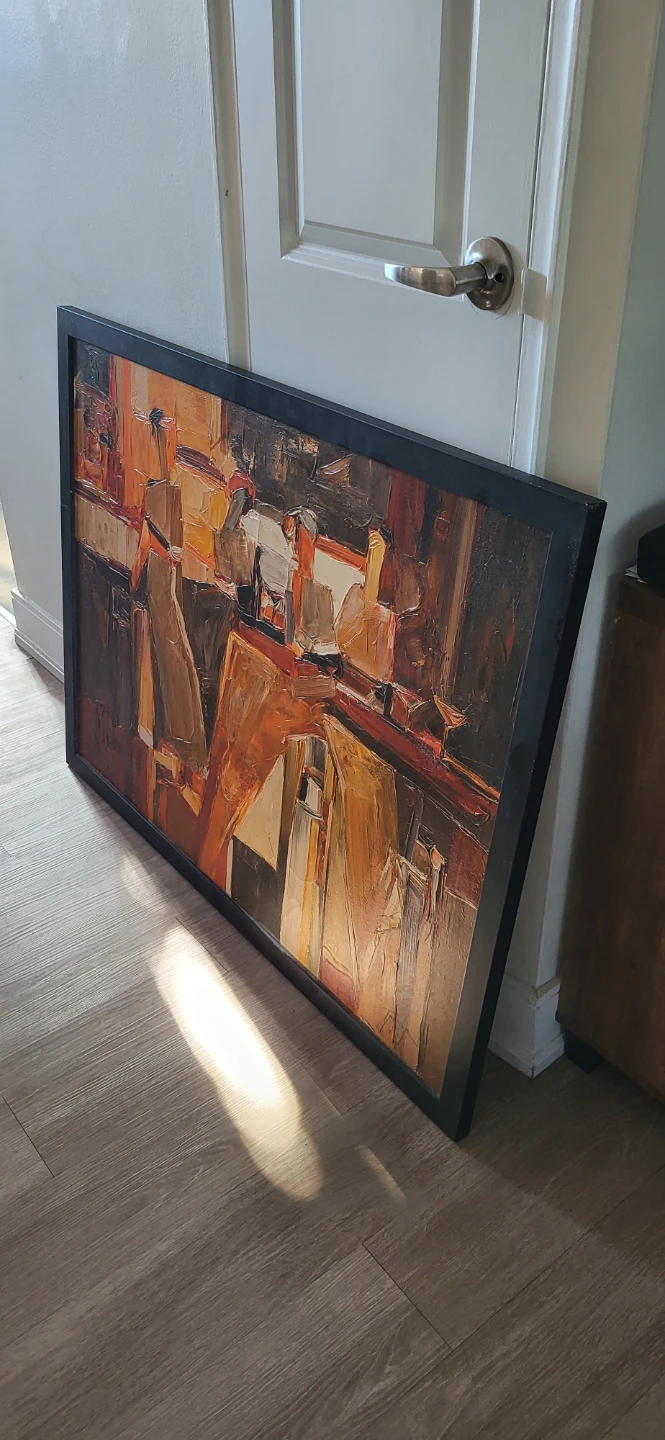 Framed Abstract Painting - photo 2