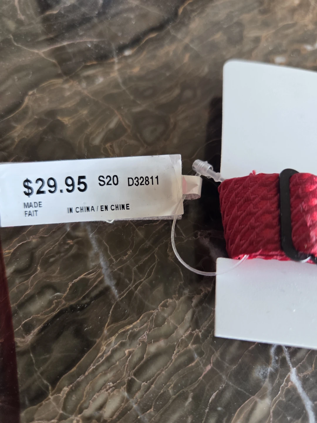 LE CHÂTEAU Red Textured Bow Tie - photo 3