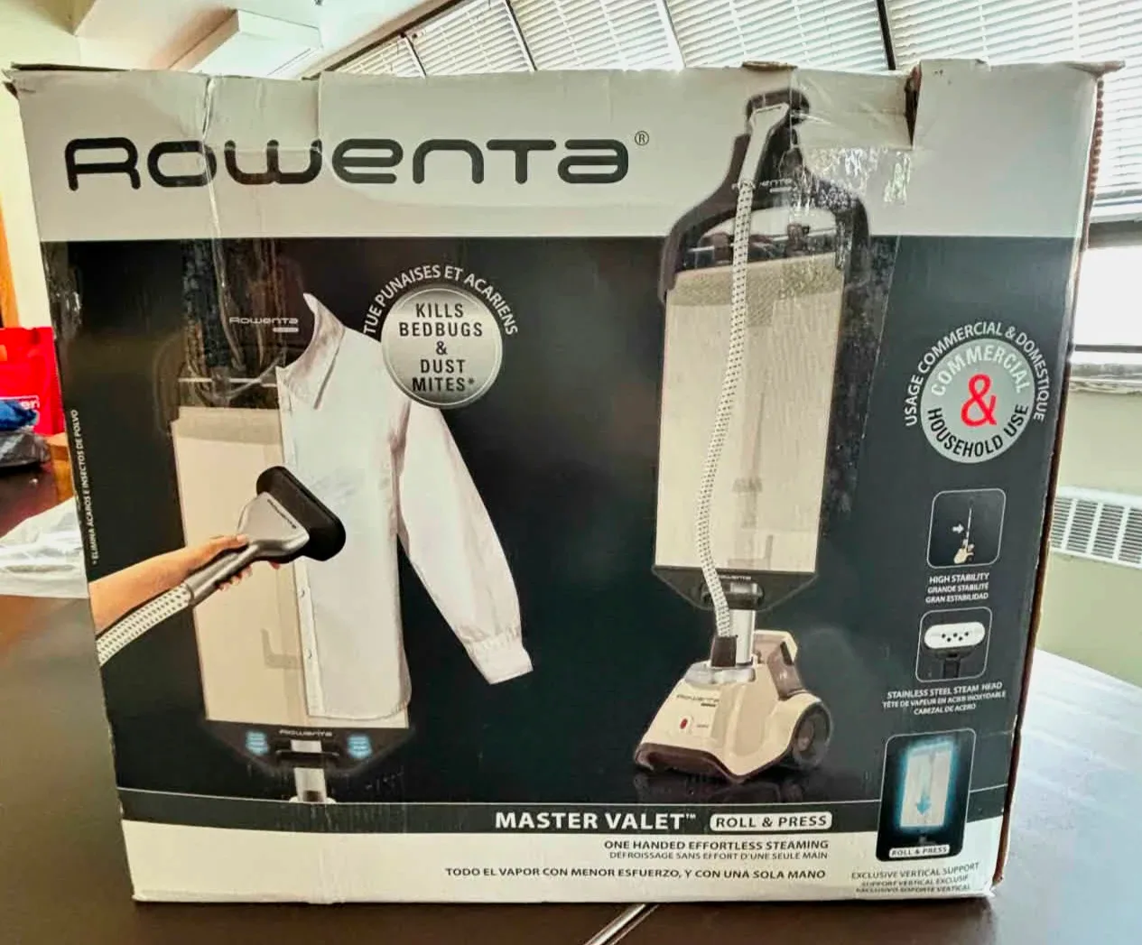 Rowenta Master Valet Roll & Press Garment Steamer