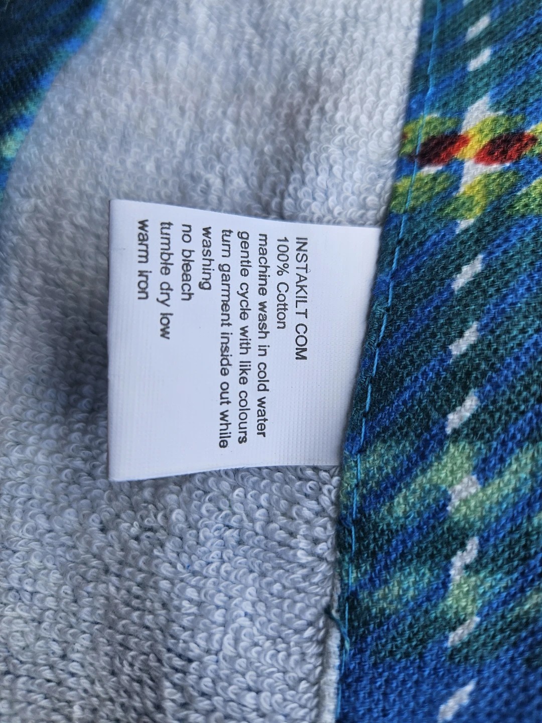 Instakilt Blue Tartan Kilt Towel - photo 2