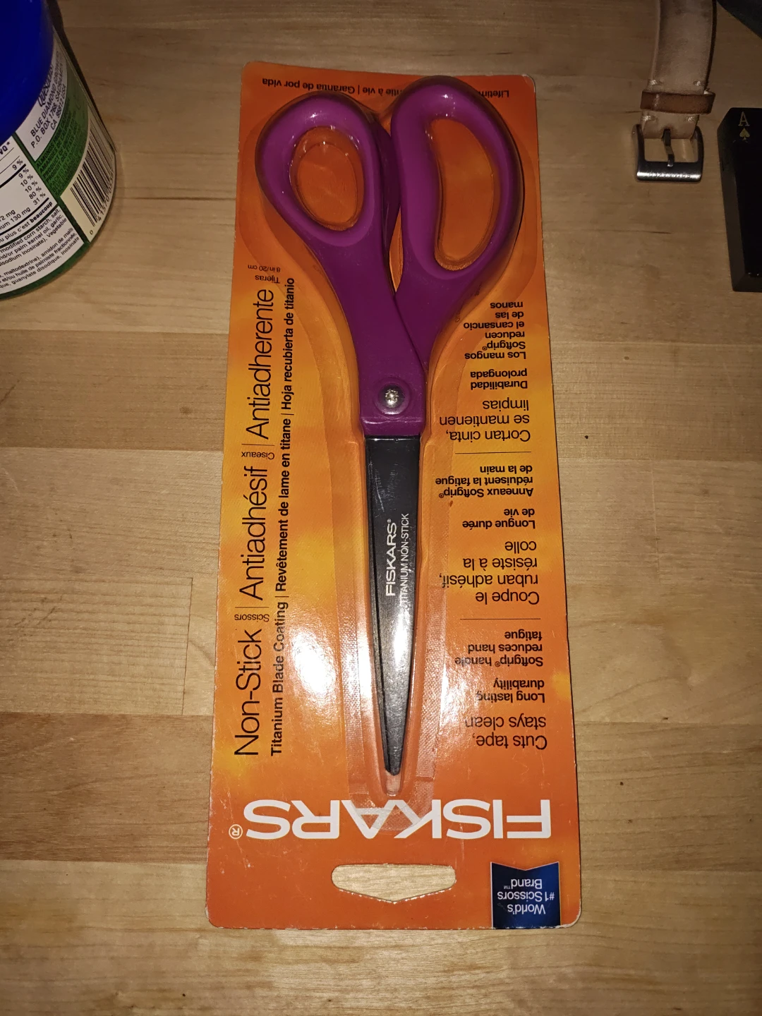 Fiskars Non-Stick Titanium SoftGrip Scissors