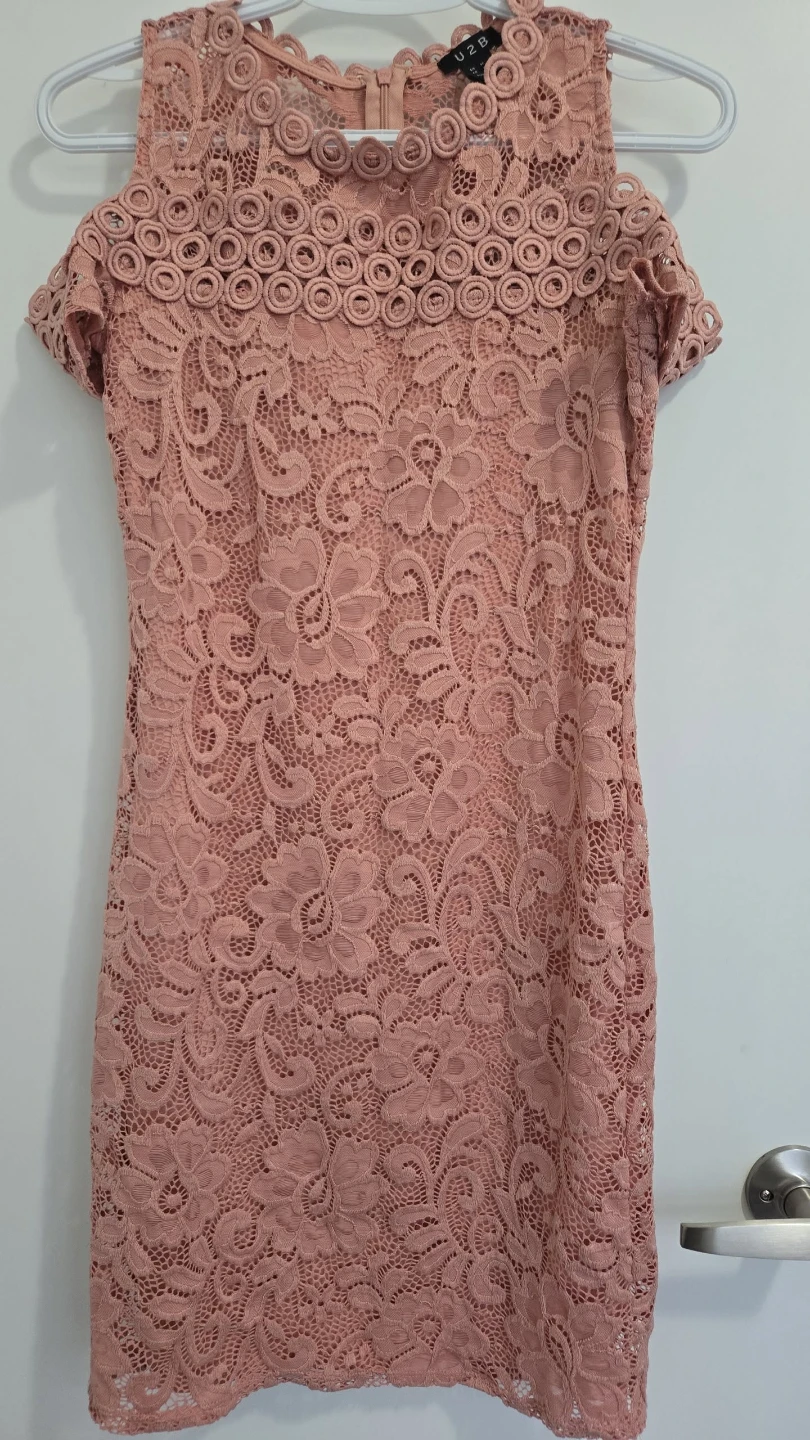 Lace Cold Shoulder Dress