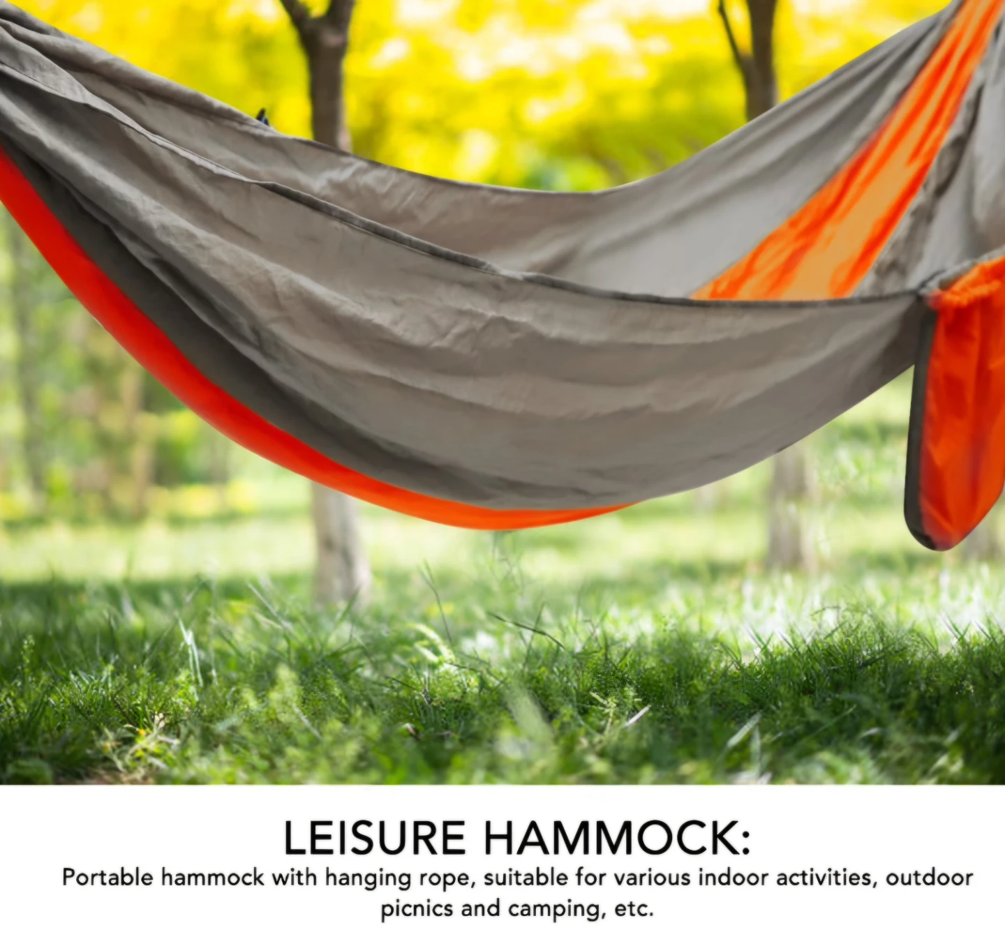 Portable Hammock with Hanging Rope