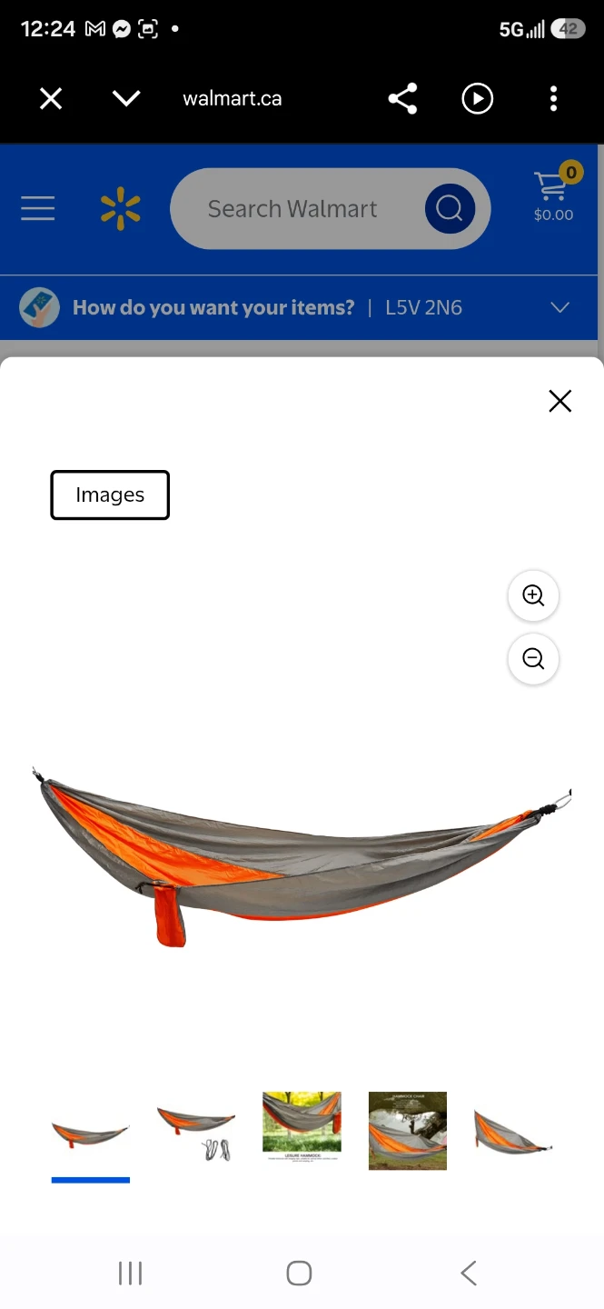 Portable Hammock with Hanging Rope - photo 2