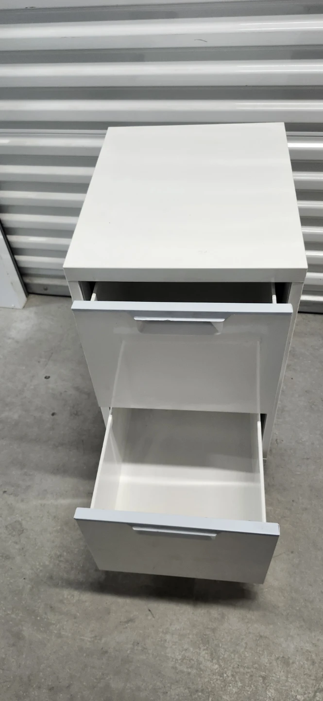 Metal filing cabinet with wheels - photo 3