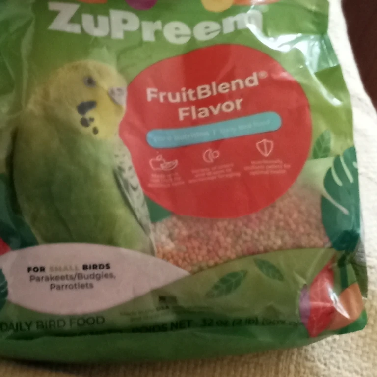 ZuPreem FruitBlend Flavor Daily Bird Food for Small Birds