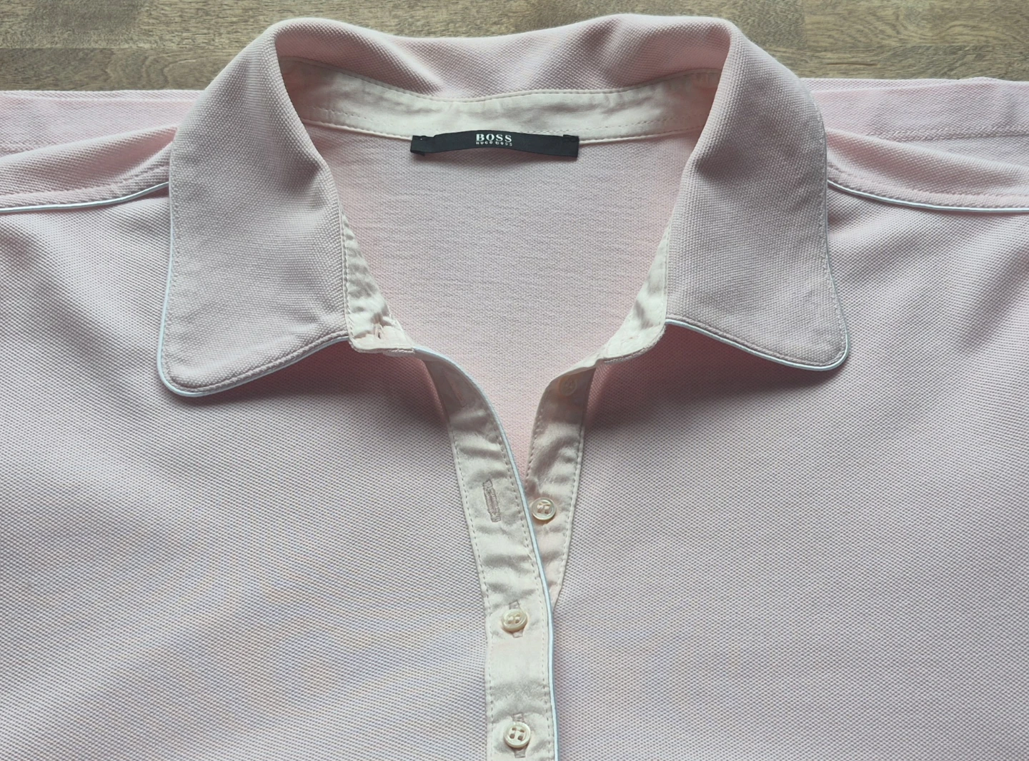 BOSS Pink Short Sleeve Polo Shirt - photo 4
