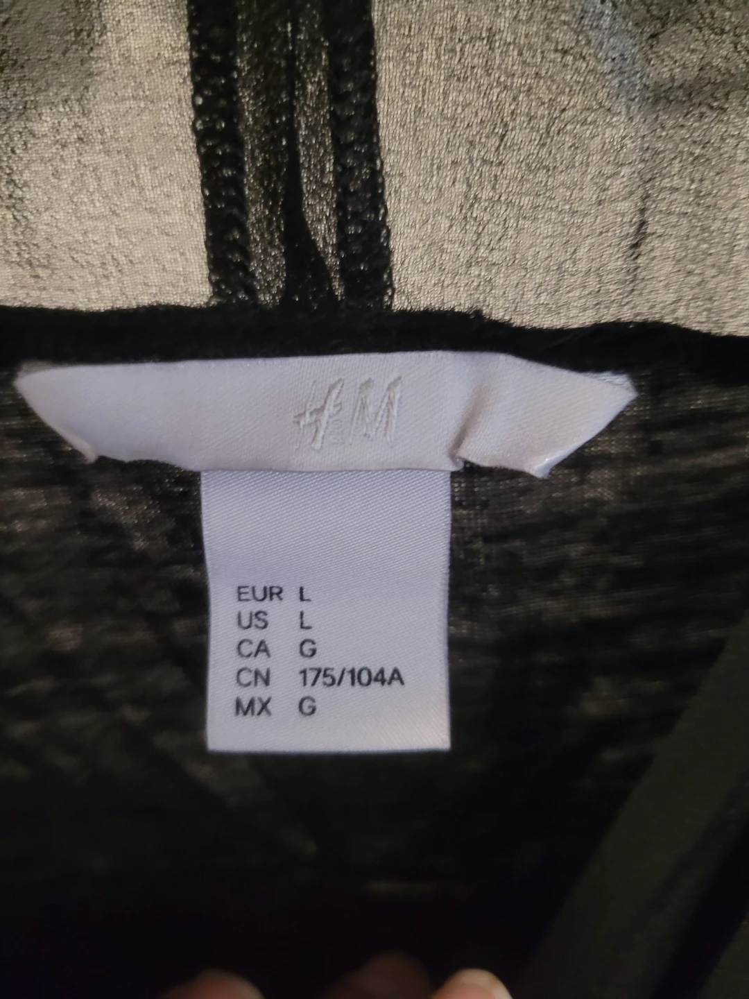 Black Sheer Sleeve Blouse - H&M - Size L - photo 2