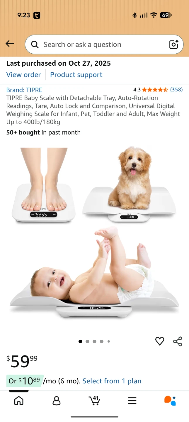 TIPRE Digital Weighing Scale with Detachable Tray - photo 4