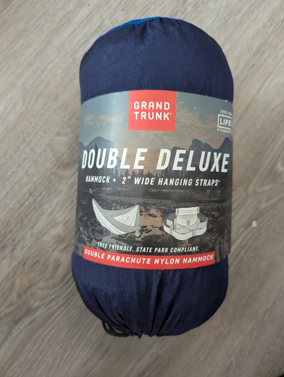 ⚽ Grand Trunk Double Deluxe Hammock with Straps