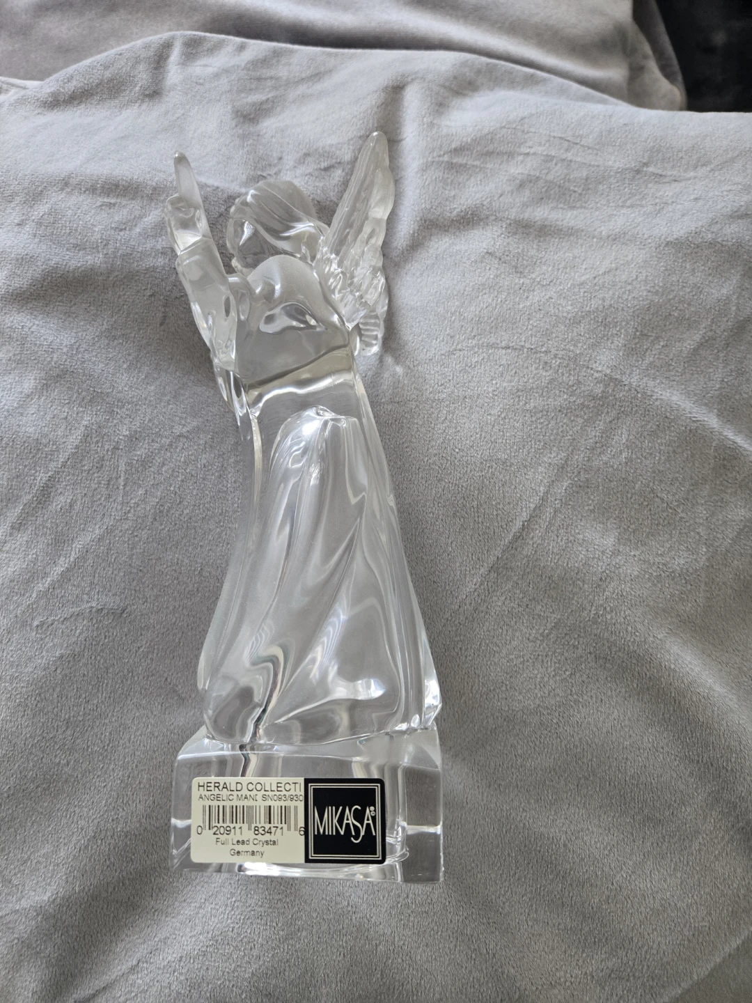 Mikasa Full Lead Crystal Angel Figurine