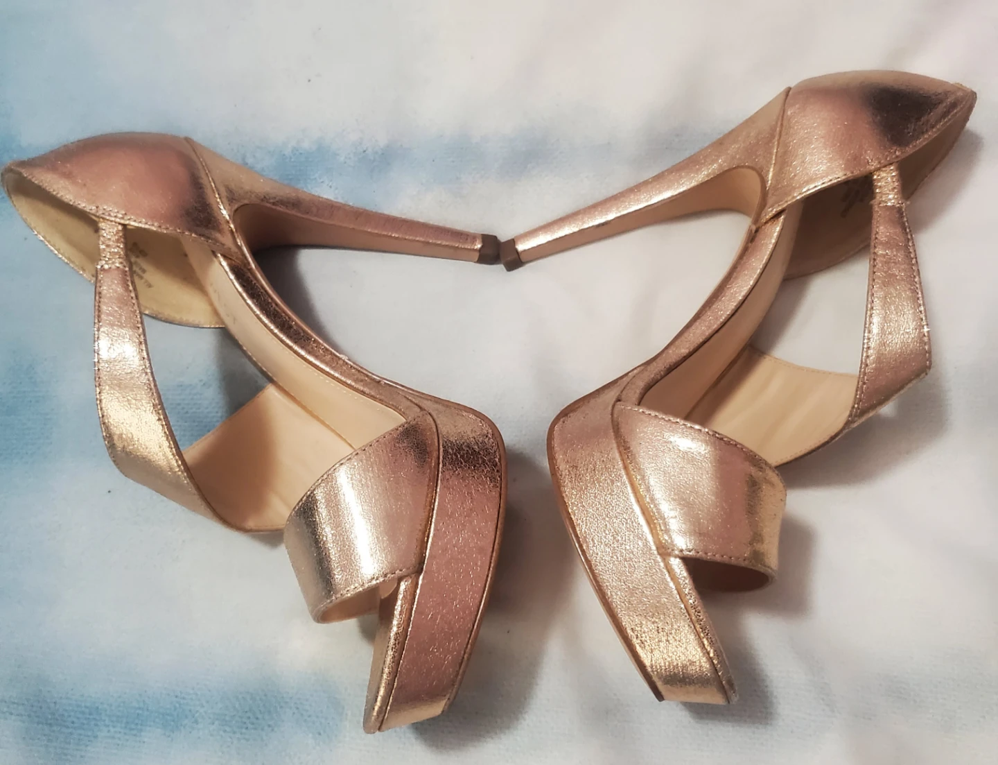 Nine West Women's Rose Gold Heeled Sandals - photo 3