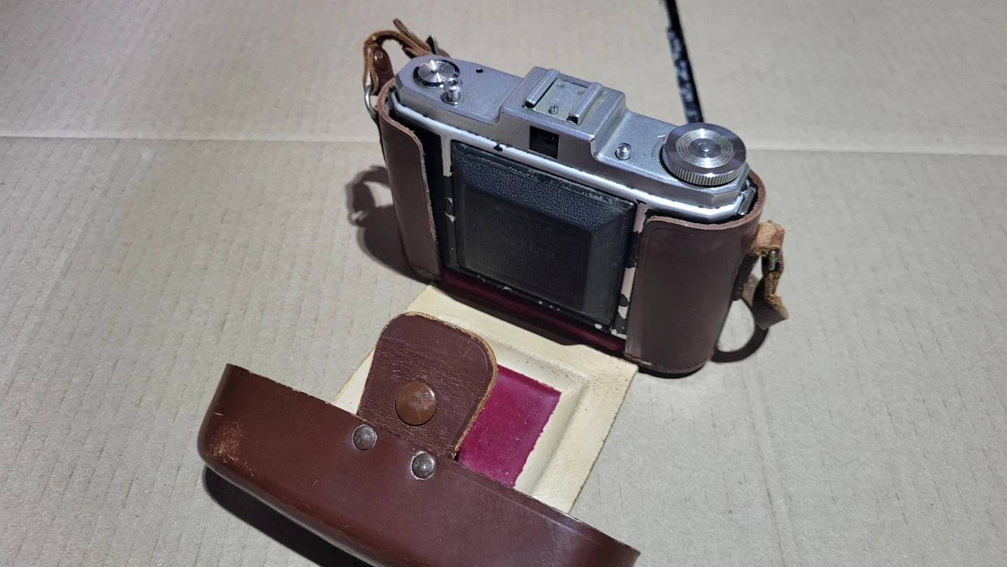 Vintage Agfa Isolette Camera with Case