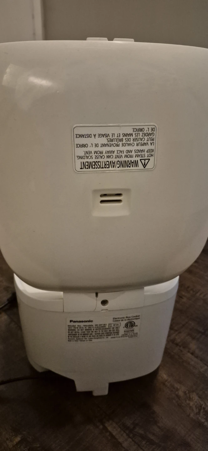 Panasonic Fuzzy Microcomputer Rice Cooker SR-DF181 - photo 5