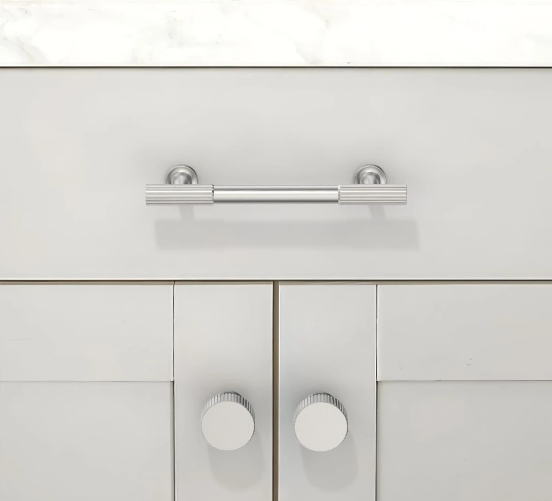 Brushed Nickel Cabinet Handles - photo 3