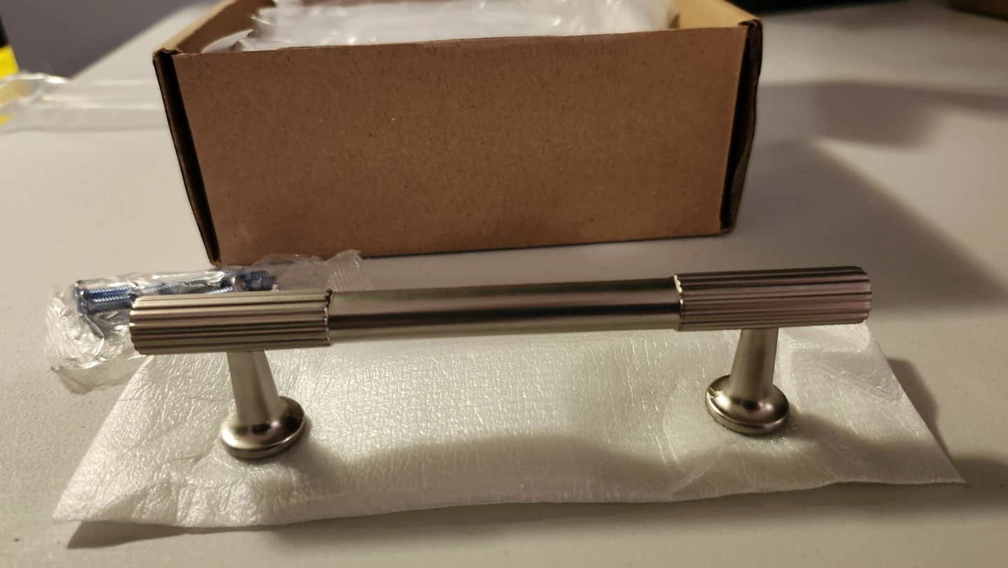 Brushed Nickel Cabinet Handles - photo 5