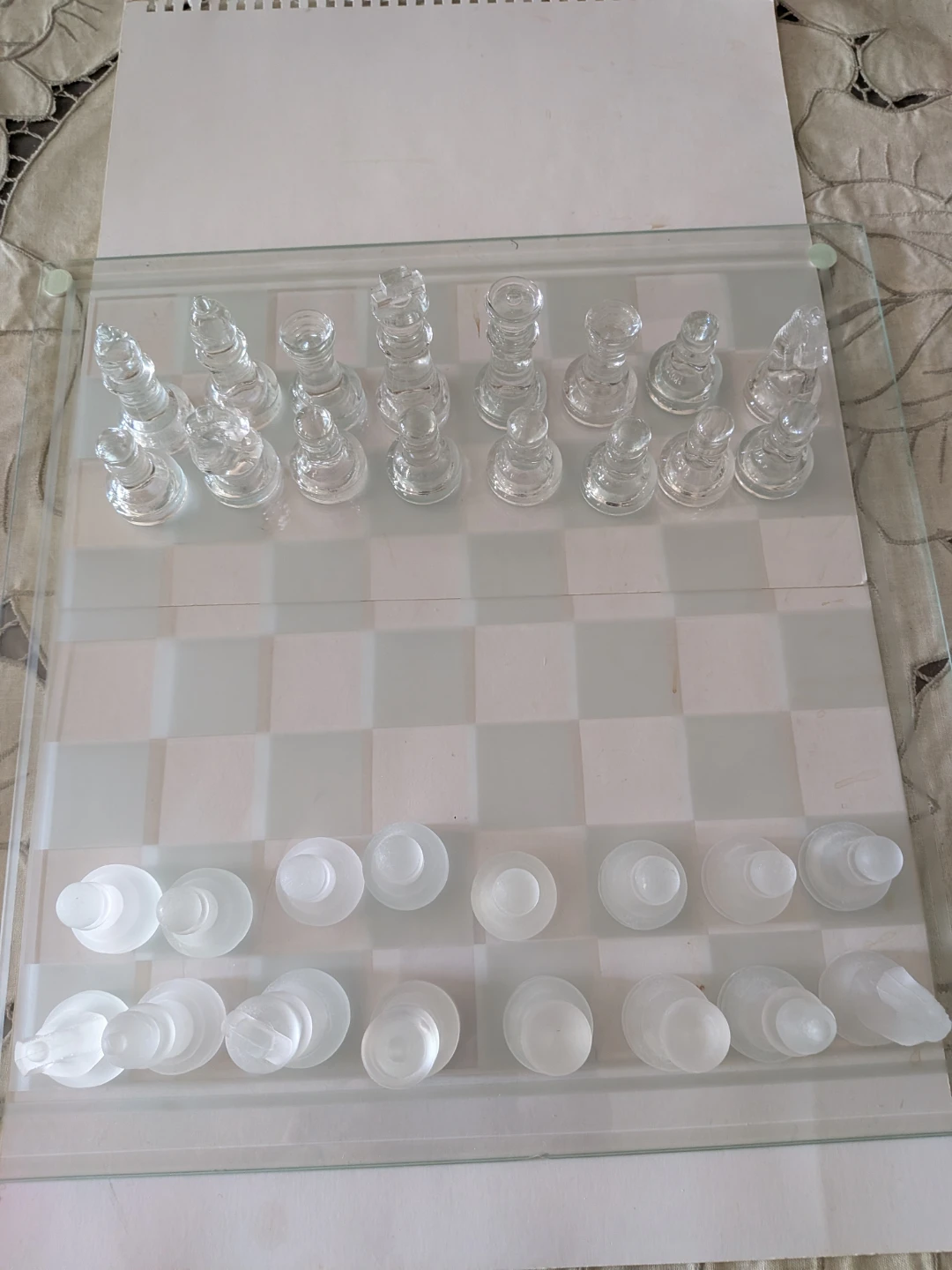 ⚽Glass Chess Set - photo 2