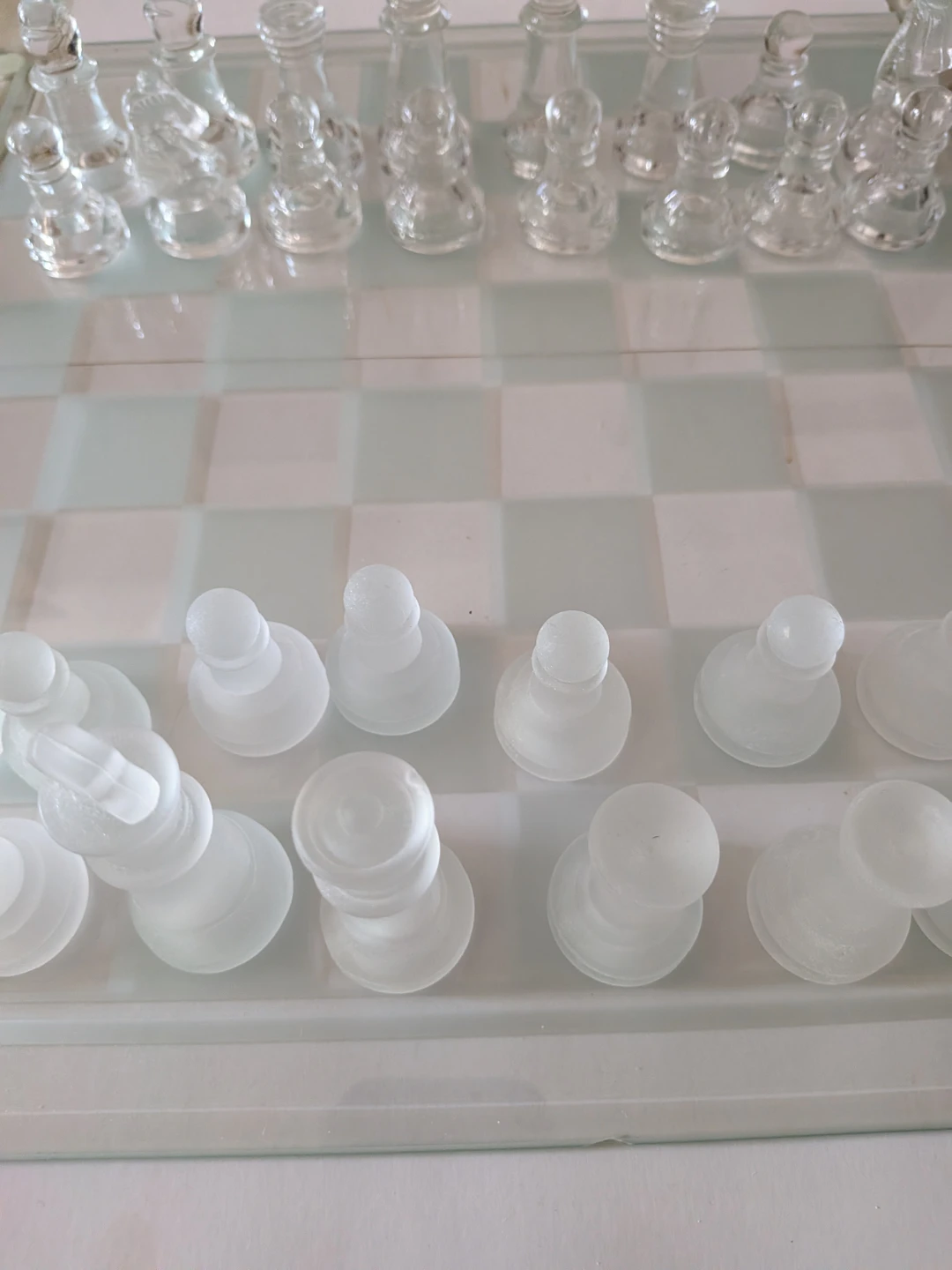 ⚽Glass Chess Set - photo 4