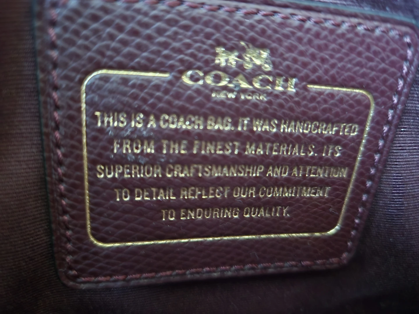 Coach Dome Satchel Handbag Purse - Burgundy - photo 3