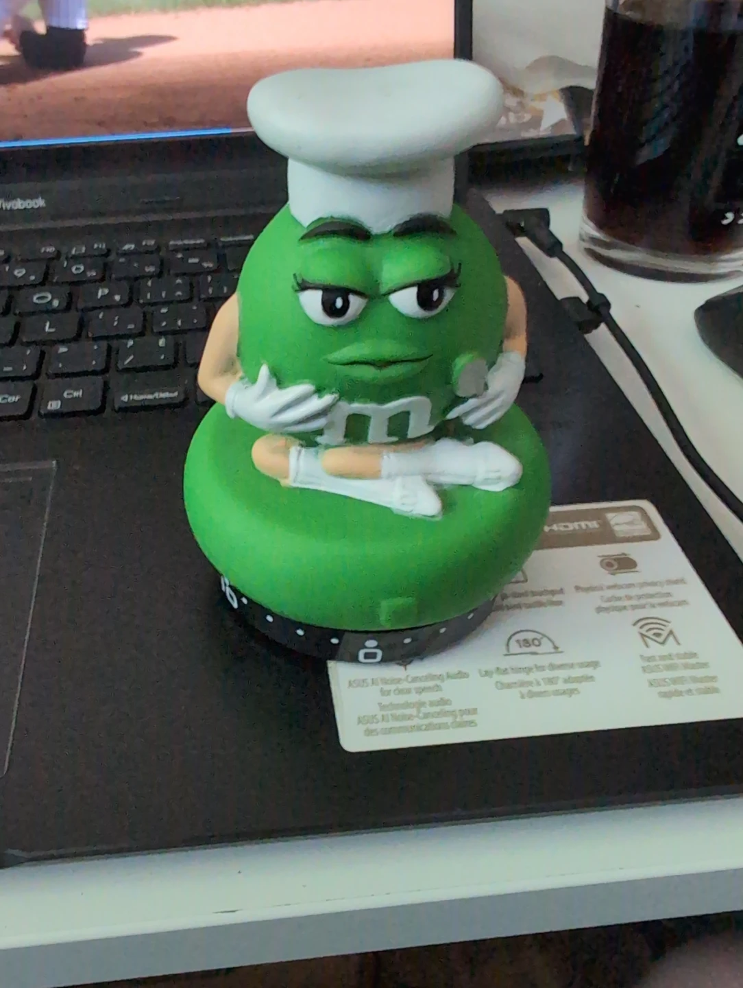 Green M&M Chef Kitchen Timer