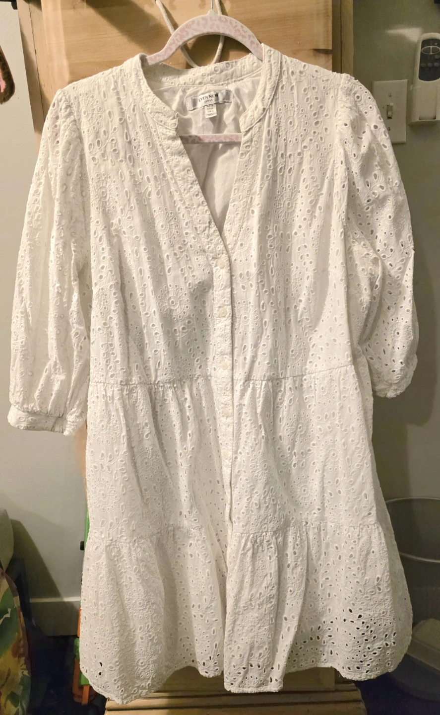 Ever New Curve white eyelet dress size 14 - photo 5