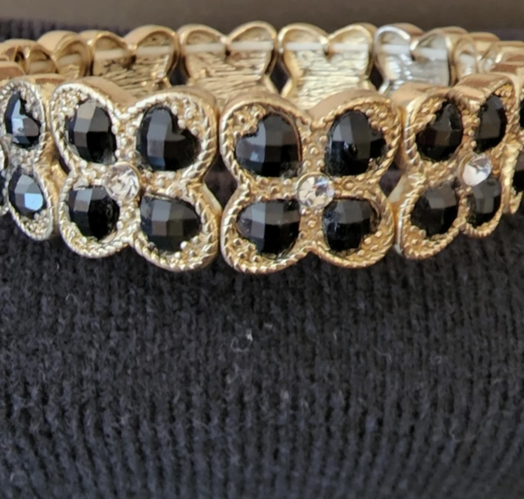 Gold-tone Bracelet and Earrings Set - photo 3